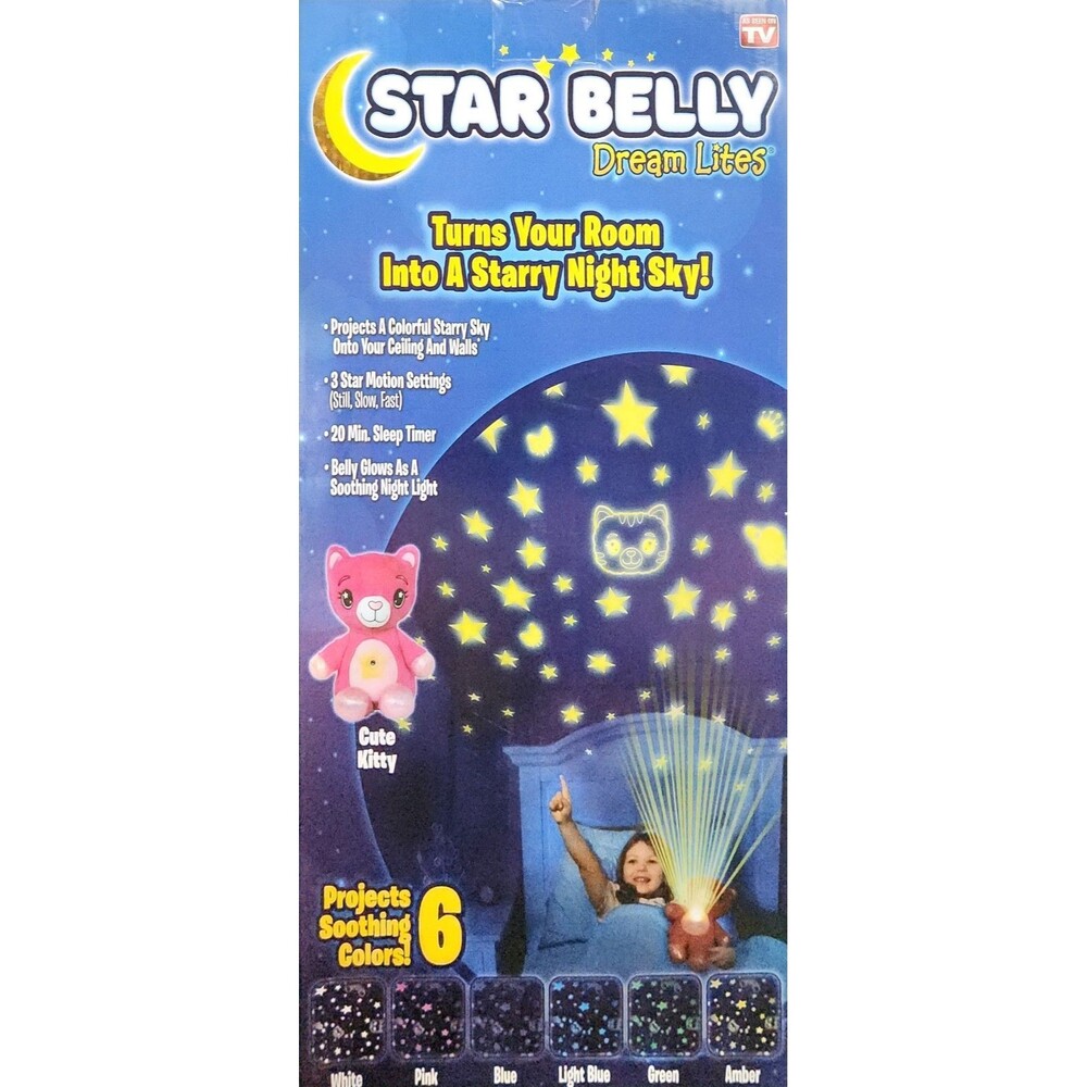 As Seen on TV Star Belly Dream Lites Pink Kitty Pretty Kitty, Starbelly - Picture 5 of 9